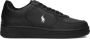 POLO RALPH LAUREN Ralph Lauren Lage Sneakers Heren Masters Court Low Top Maat: 47 Materiaal: Leer Kleur: Zwart - Thumbnail 4