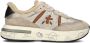 PREMIATA Lage Sneakers Dames Cassie Maat: 37 Materiaal: Suède Kleur: Beige - Thumbnail 2