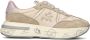 PREMIATA Lage Sneakers Dames Cassie Maat: 39 Materiaal: Suède Kleur: Beige - Thumbnail 2