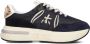 PREMIATA Lage Sneakers Dames Cassie Maat: 41 Materiaal: Suède Kleur: Blauw - Thumbnail 2