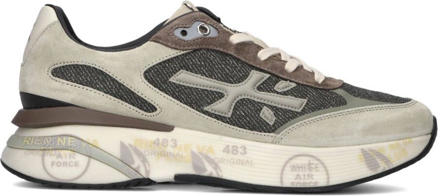 PREMIATA Lage Sneakers Heren Moerun Maat: 42 Materiaal: Textiel Kleur: Grijs