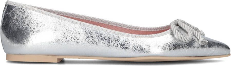 PRETTY BALLERINAS Ballerina Dames 47987 Maat: 36 Materiaal: Leer Kleur: Zilver