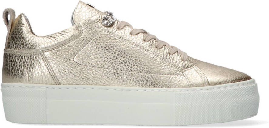 RED-RAG Lage Sneakers Dames 74402 Maat: 37 Materiaal: Leer Kleur: Goud