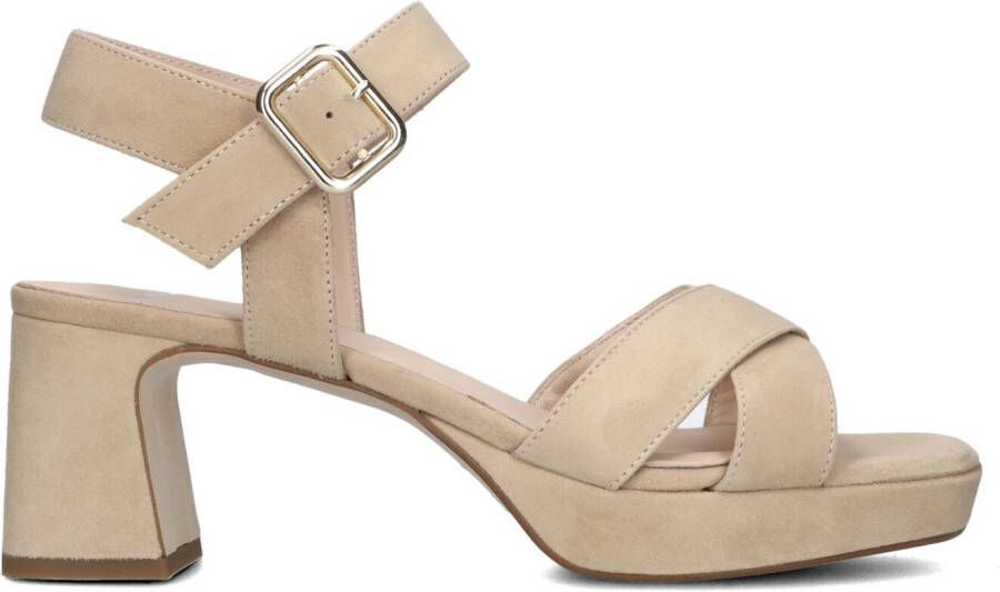 RED-RAG Sandalen Dames 78560 Maat: 40 Materiaal: Suède Kleur: Beige