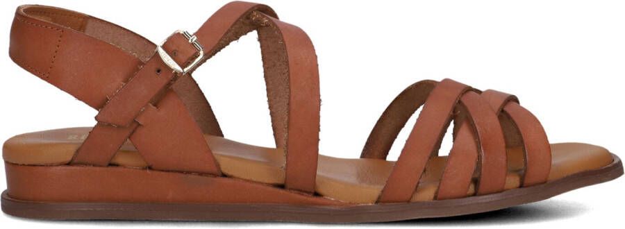 RED-RAG Sandalen Dames 79542 Tiny Wedge Maat: 35 Materiaal: Leer Kleur: Cognac