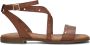 RED-RAG Sandalen Dames 79658 Maat: 36 Materiaal: Leer Kleur: Cognac - Thumbnail 3