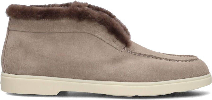 SANTONI Instappers Dames Sue Vacht Instapper Maat: 38 Materiaal: Suède Kleur: Grijs