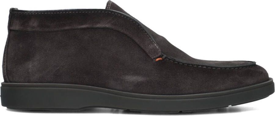 SANTONI Instappers Heren Mgdt17823 Maat: 39 39 5 Materiaal: Suède Kleur: Blauw