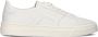 Santoni Sneakers met logo reliëf ronde neus en vetersluiting White Heren - Thumbnail 2