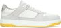 SANTONI Lage Sneakers Heren Sneak Air Low Maat: 44 Materiaal: Leer Kleur: Grijs - Thumbnail 2