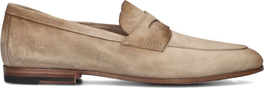 SANTONI Loafers Heren 18837 Carlo Maat: 44 Materiaal: Suède Kleur: Beige