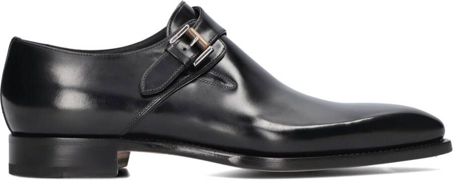 SANTONI Nette Schoenen Heren 13179 Maat: 46 5 Materiaal: Leer Kleur: Zwart