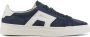 Santoni Blauwe Suède Lage Sneakers Blue Heren - Thumbnail 2