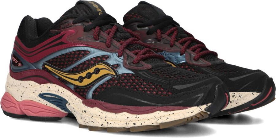 SAUCONY Lage Sneakers Dames Progrid Omni 9 Maat: 41 Materiaal: Mesh Kleur: Zwart