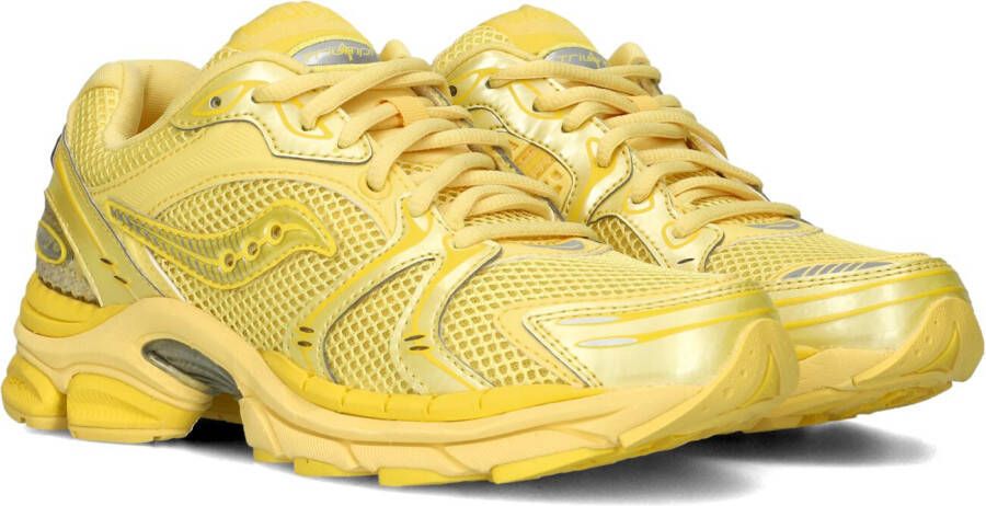 SAUCONY Lage Sneakers Dames Progrid Triumph 4 Maat: 36 Materiaal: Mesh Kleur: Geel