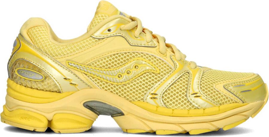 SAUCONY Lage Sneakers Dames Progrid Triumph 4 Maat: 36 Materiaal: Mesh Kleur: Geel