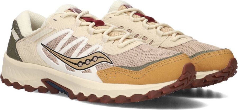 SAUCONY Lage Sneakers Heren Grid Peak M Maat: 46 Materiaal: Mesh Kleur: Bruin