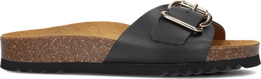 SCHOLL Slippers Dames Eveline Maat: 37 Materiaal: Leer Kleur: Zwart