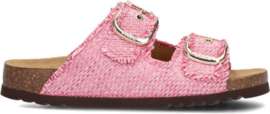 SCHOLL Slippers Dames Noelle Maat: 37 Materiaal: Raffia Kleur: Roze