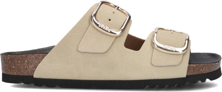 SCHOLL Slippers Dames Noelle Maat: 40 Materiaal: Suède Kleur: Beige