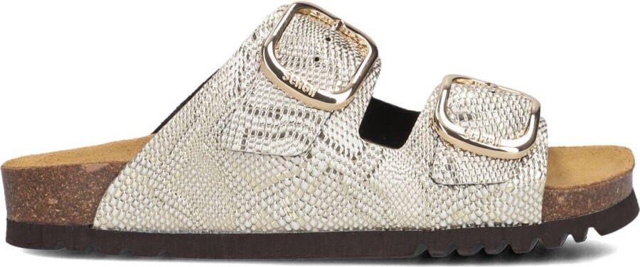 SCHOLL Slippers Dames Noelle Maat: 42 Materiaal: Leer Kleur: Zilver