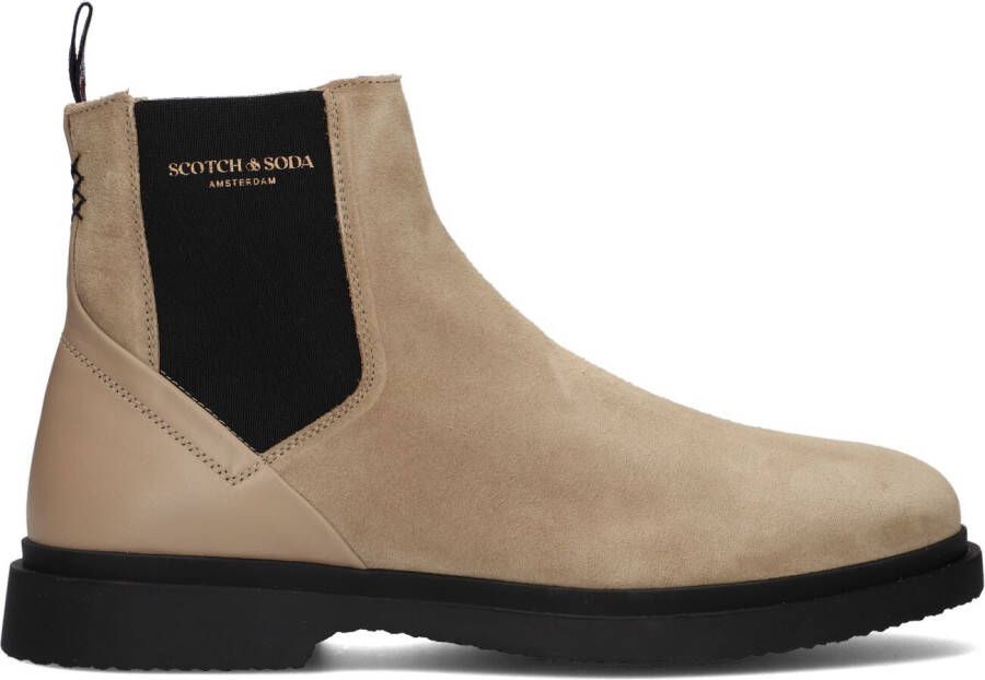 SCOTCH & SODA Chelsea Boots Heren Gallivant Boot Maat: 46 Kleur: Beige