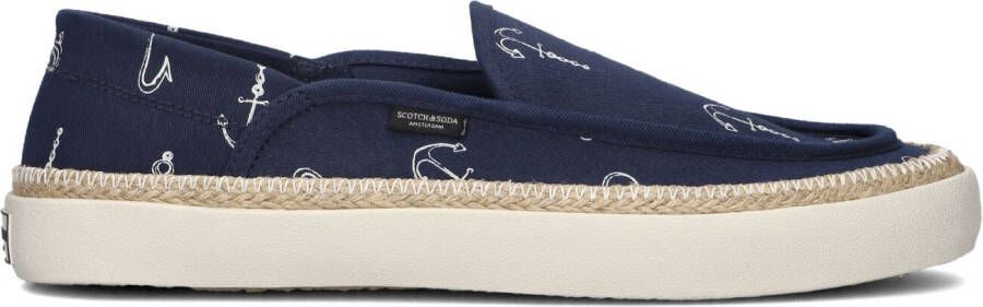 SCOTCH & SODA Instappers Heren Izomi M 15 Maat: 42 Materiaal: Textiel Kleur: Blauw