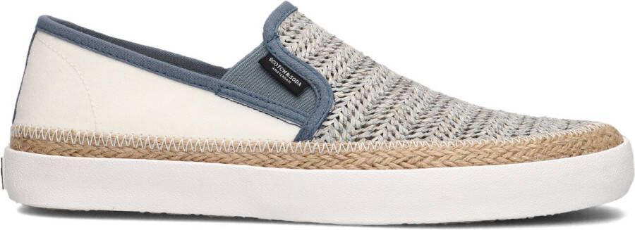 SCOTCH & SODA Instappers Heren Izomi Slip On Maat: 42 Materiaal: Textiel Kleur: Grijs