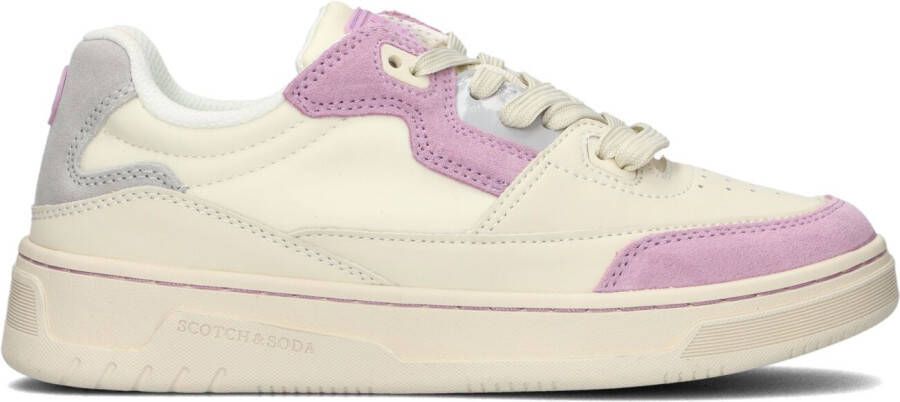 SCOTCH & SODA Lage Sneakers Dames Elli Maat: 37 Materiaal: Textiel Kleur: Paars