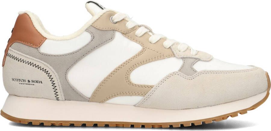 SCOTCH & SODA Lage Sneakers Heren Cleave 1a Maat: 42 Materiaal: Textiel Kleur: Beige