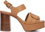 SEE BY CHLOÉ See By Chloé Sandalen Dames Loys Sandal Maat: 35 Materiaal: Leer Kleur: Bruin - Thumbnail 4