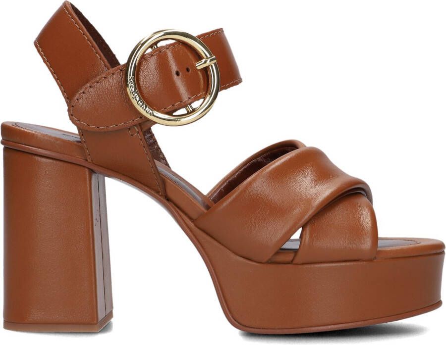 SEE BY CHLOÉ See By Chloé Sandalen Dames Lyna Sandaal Maat: 37 Materiaal: Leer Kleur: Bruin