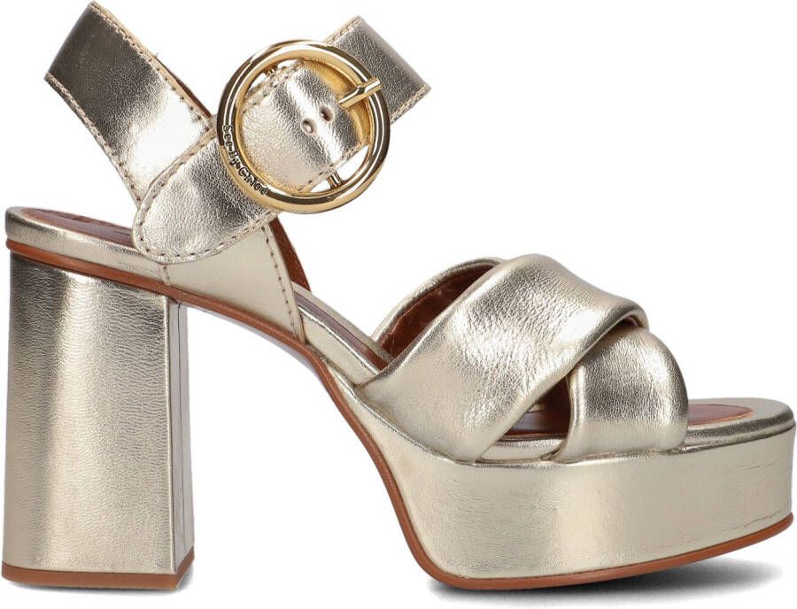 SEE BY CHLOÉ See By Chloé Sandalen Dames Lyna Sandaal Maat: 39 Materiaal: Leer Kleur: Goud