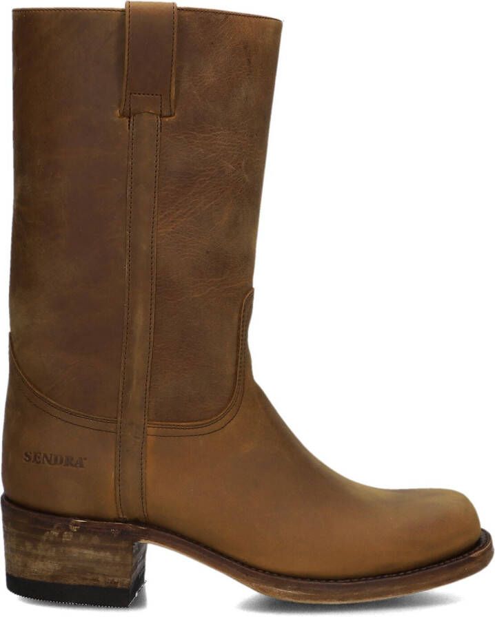 SENDRA Cowboylaarzen Dames 3165 Maat: 40 Materiaal: Leer Kleur: Cognac