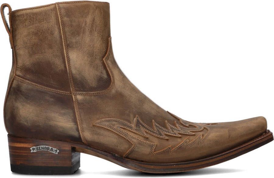 SENDRA Cowboylaarzen Heren 11783 Maat: 41 Materiaal: Leer Kleur: Bruin