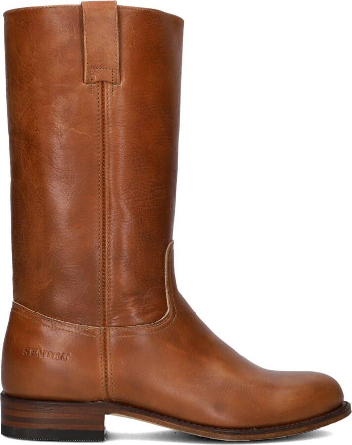 SENDRA Hoge Laarzen Dames 3162 Maat: 35 Materiaal: Leer Kleur: Cognac