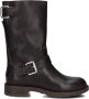 SHABBIES Biker Boots Dames Alyd Mia Maat: 38 Materiaal: Leer Kleur: Bruin - Thumbnail 3