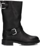 SHABBIES Boots Dames Alyd Mid Boot Maat: 37 Materiaal: Leer Kleur: Zwart - Thumbnail 3