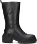 Shabbies Amsterdam Shabbies 183020285 Enkelboots Enkellaarsjes Dames Zwart - Thumbnail 5