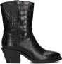 SHABBIES Enkellaarsjes Dames Juul Ankle Boot Maat: 40 Materiaal: Leer Kleur: Zwart - Thumbnail 4