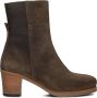 Shabbies Amsterdam Shabbies Lieve G Ankle Boot Enkellaarsjes Enkelboots met rits Dames Taupe - Thumbnail 4