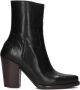 Shabbies Amsterdam Shabbies Loju Bootie Enkellaarsjes Enkelboots met rits Dames Zwart - Thumbnail 4