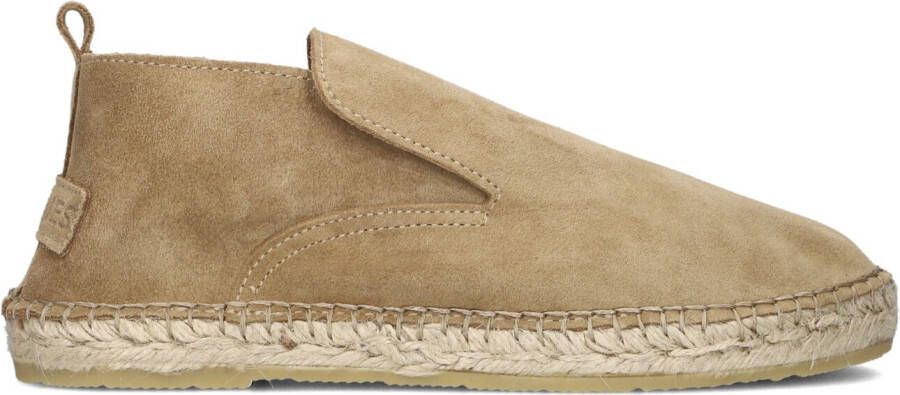 SHABBIES Espadrilles Dames Elche Lofa Suede Maat: 38 Materiaal: Suède Kleur: Zand