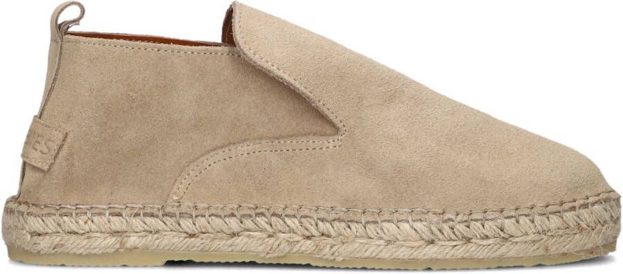 SHABBIES Espadrilles Dames Elche Lofa Suede Maat: 37 Materiaal: Suède Kleur: Beige