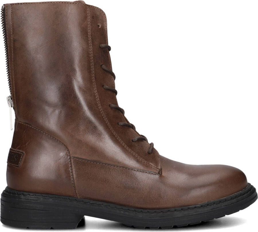 SHABBIES Veterboots Dames Duck Lacey Maat: 41 Materiaal: Leer Kleur: Bruin