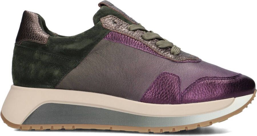 SOFTWAVES Lage Sneakers Dames 8.94.01 Maat: 38 5 Materiaal: Leer Kleur: Groen