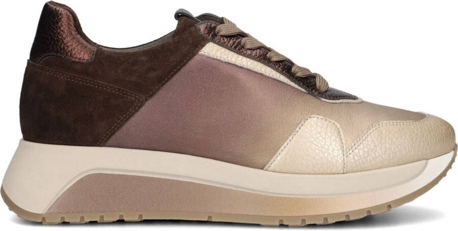 SOFTWAVES Lage Sneakers Dames 8.94.01 Maat: 39 5 Materiaal: Suède Kleur: Bruin