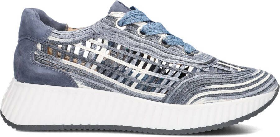 SOFTWAVES Lage Sneakers Dames 8.95.01 Maat: 40 Materiaal: Leer Kleur: Blauw