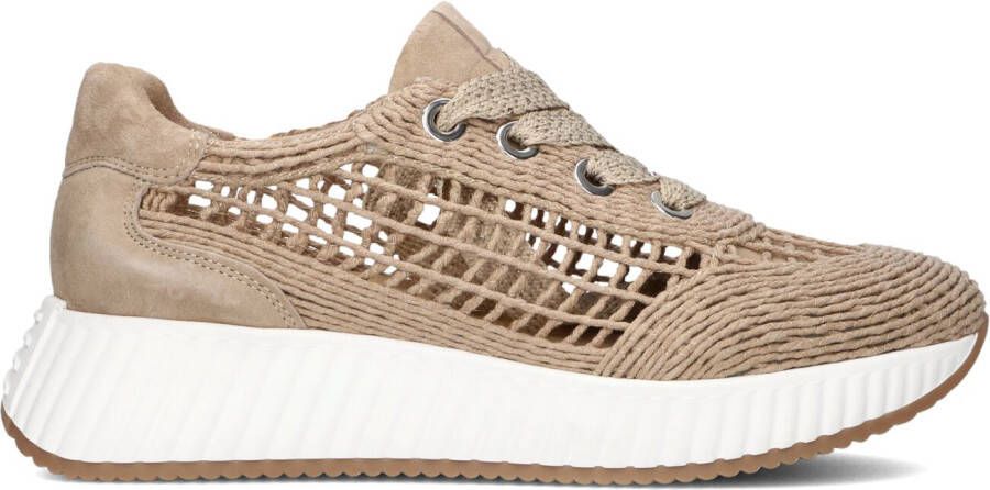 SOFTWAVES Lage Sneakers Dames 8.95.04 Maat: 40 Materiaal: Leer Kleur: Beige