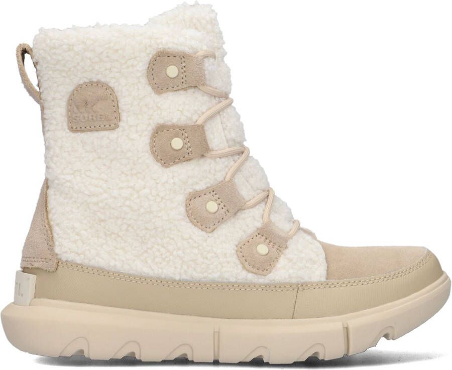 SOREL Vachtlaarzen Dames Explorer Ii Joan Cozy Maat: 37 5 Materiaal: Textiel Kleur: Beige